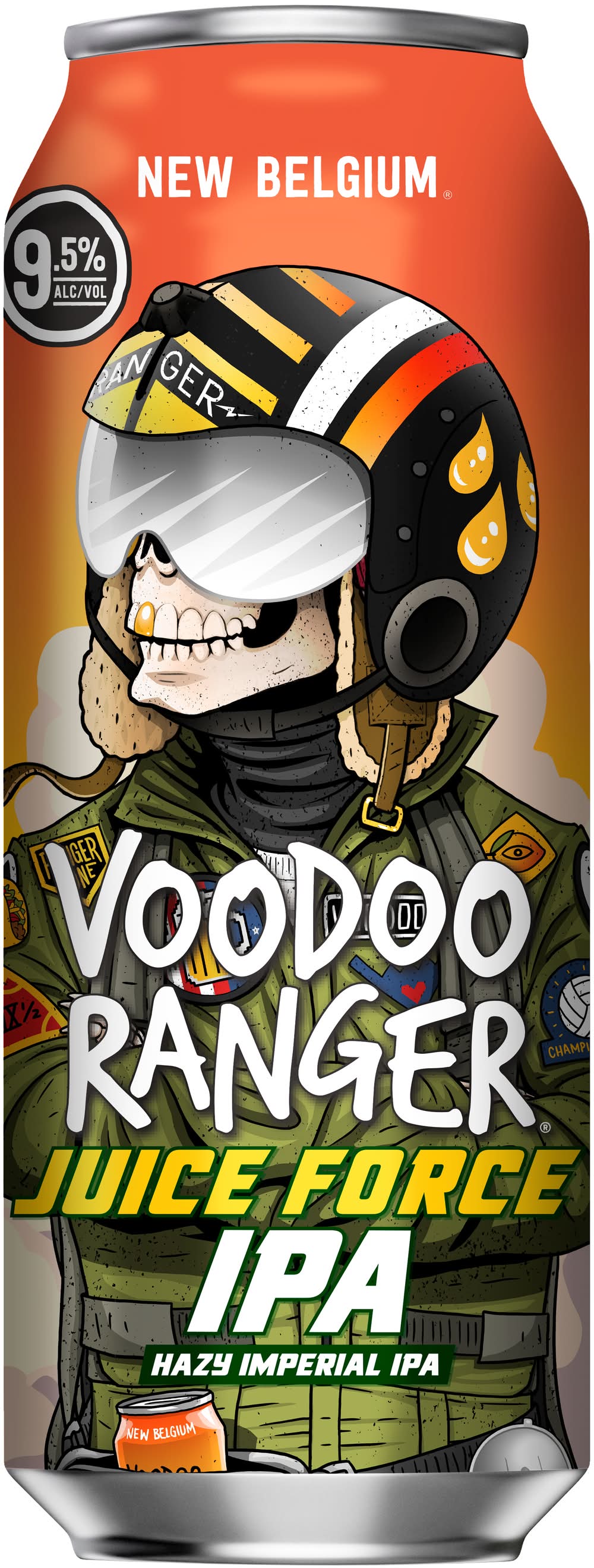 Voodoo Ranger New Belgium Juice Force Hazy Imperial Ipa Beer (19.2 fl oz)