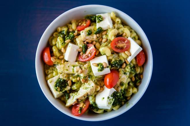 PESTO MAC and CHEESE