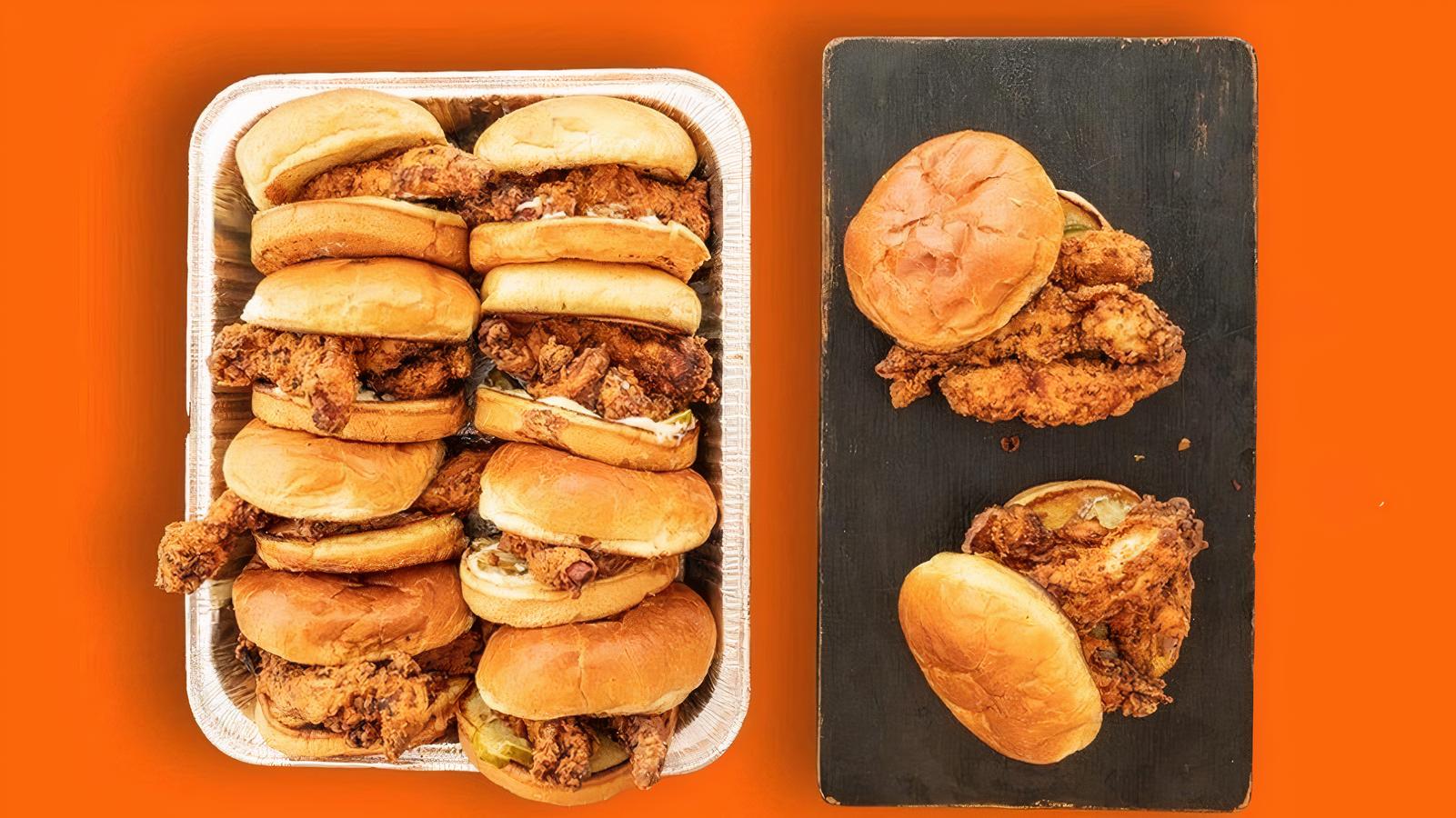 10 PACK CRISPY CHICKEN TENDER SANDWICH