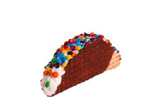 MandMs Waffle Taco