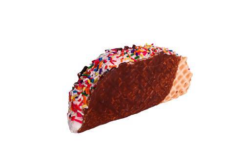 Rainbow Sprinkles Waffle Taco