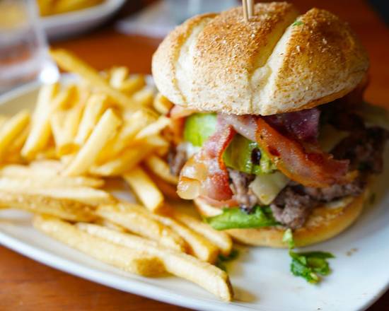 Avocado Bacon Double Cheeseburger
