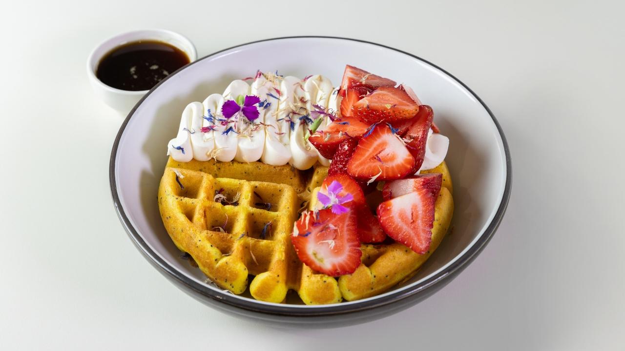 Lemon Poppyseed Waffle