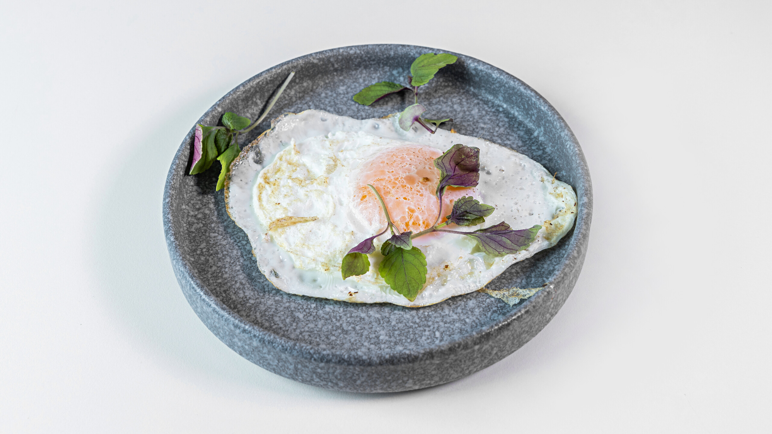 Side over easy egg