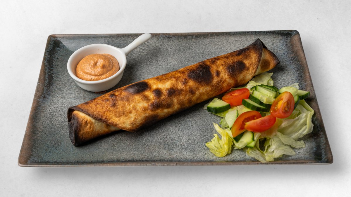 Tortilla mit Pulled beef