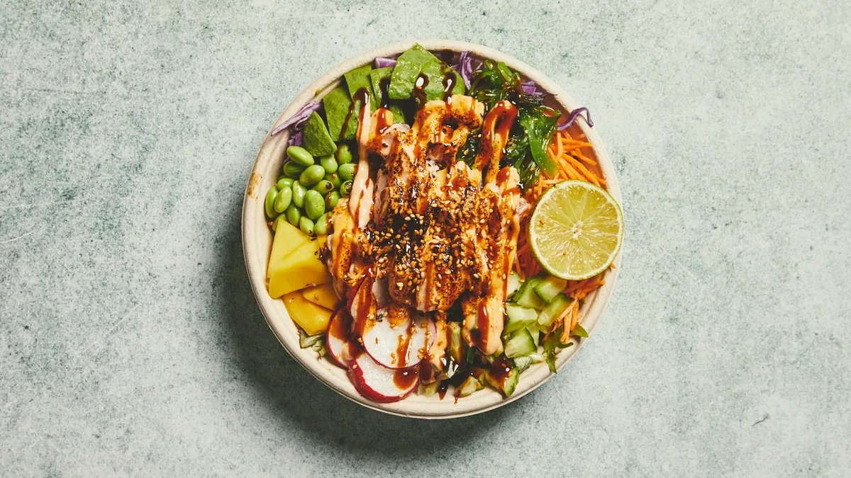 Flamberet Lakse Bowl