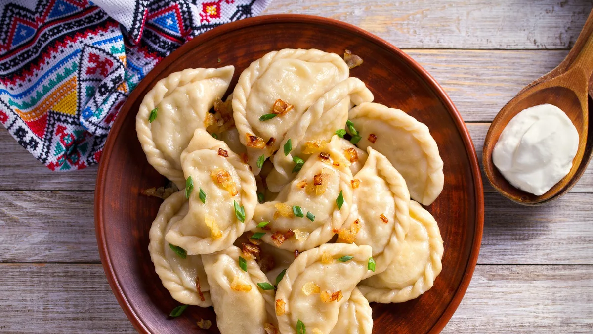Pierogi z kapustą i grzybami