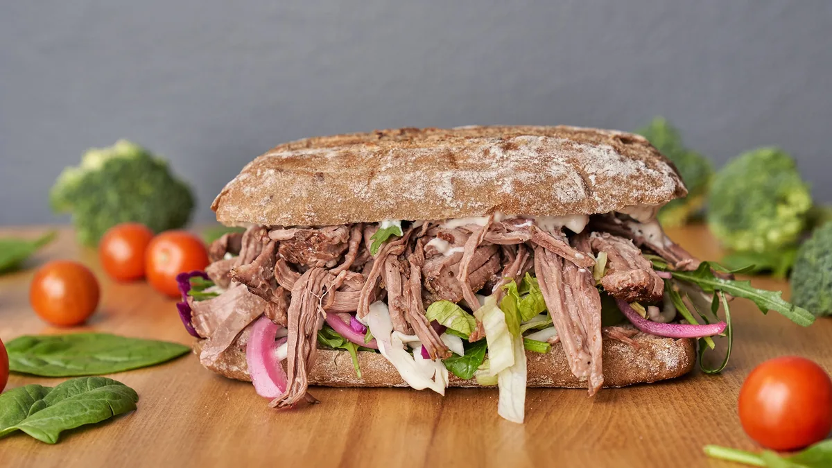 Hot Beef sandwich