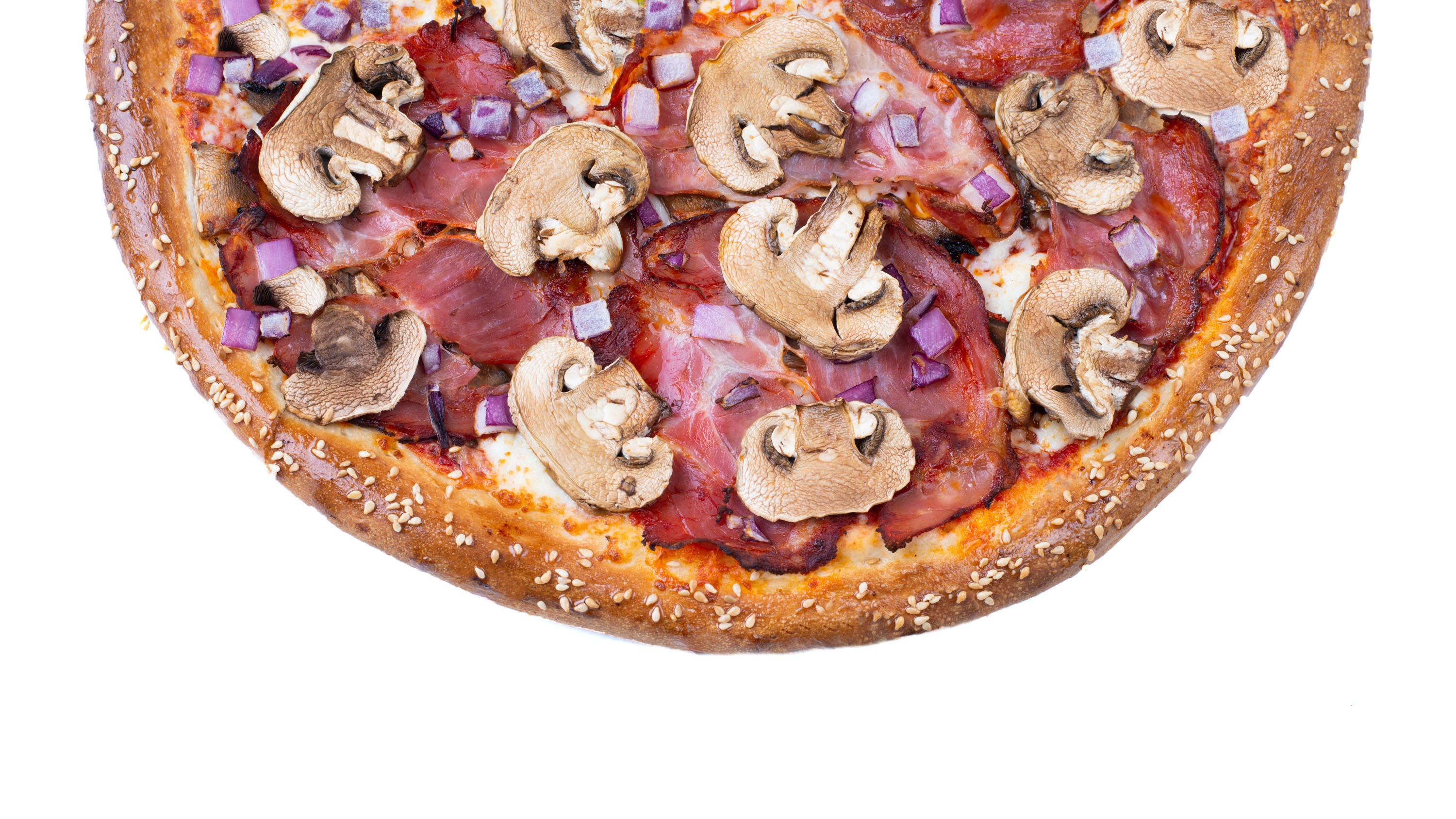 Extra Large Capicollo Mushroom Pizza