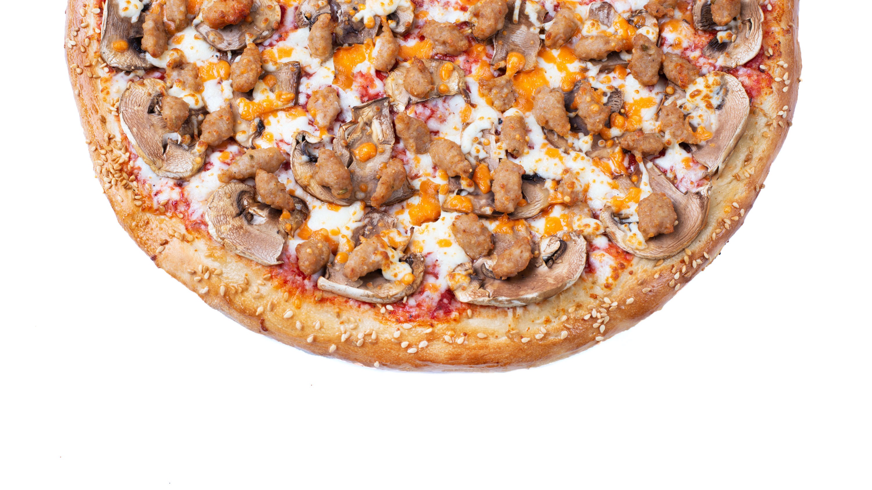 Extra Large Italian Sausage Mushroom Pizza