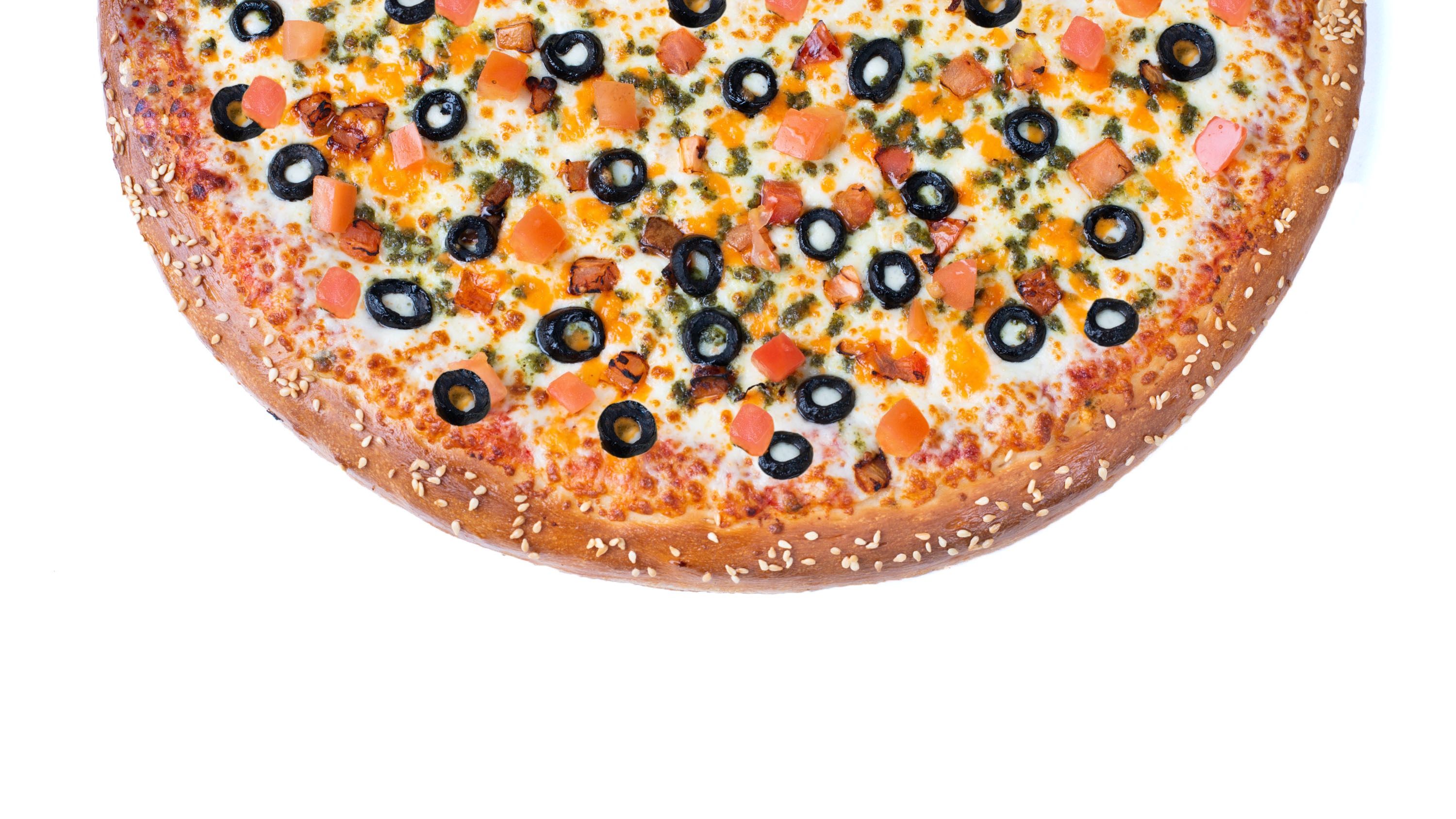 Extra Large Veggie Pesto Pizza