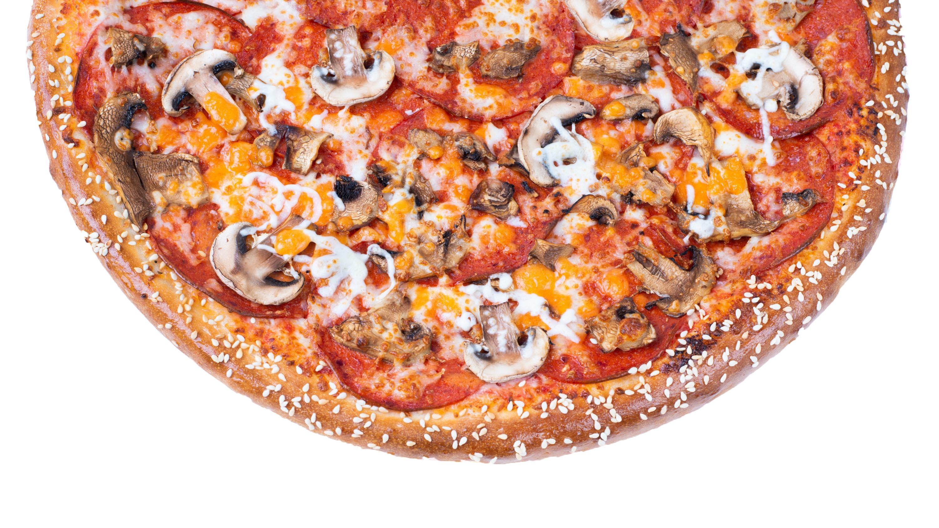 Medium Pepperoni Mushroom Pizza