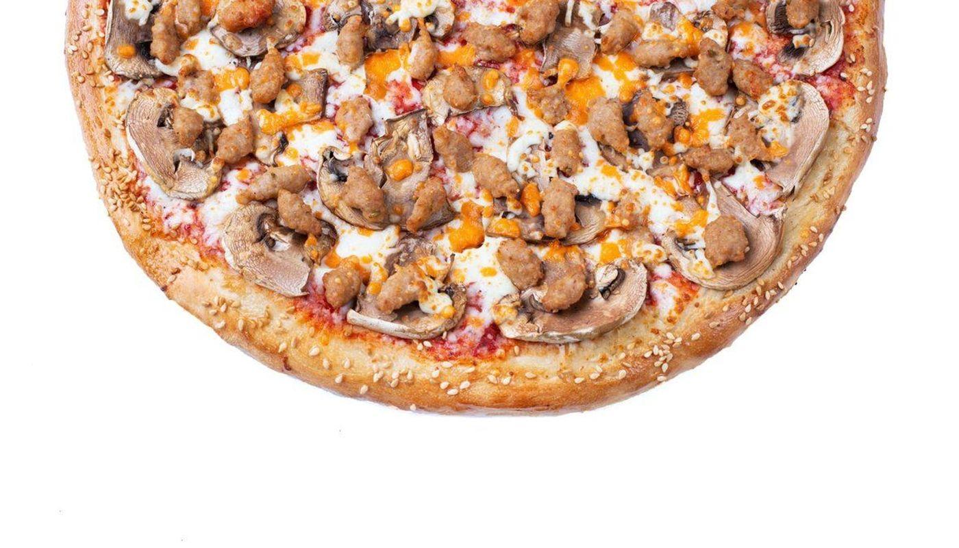 Small Italian Sausage Mushroom Pizza