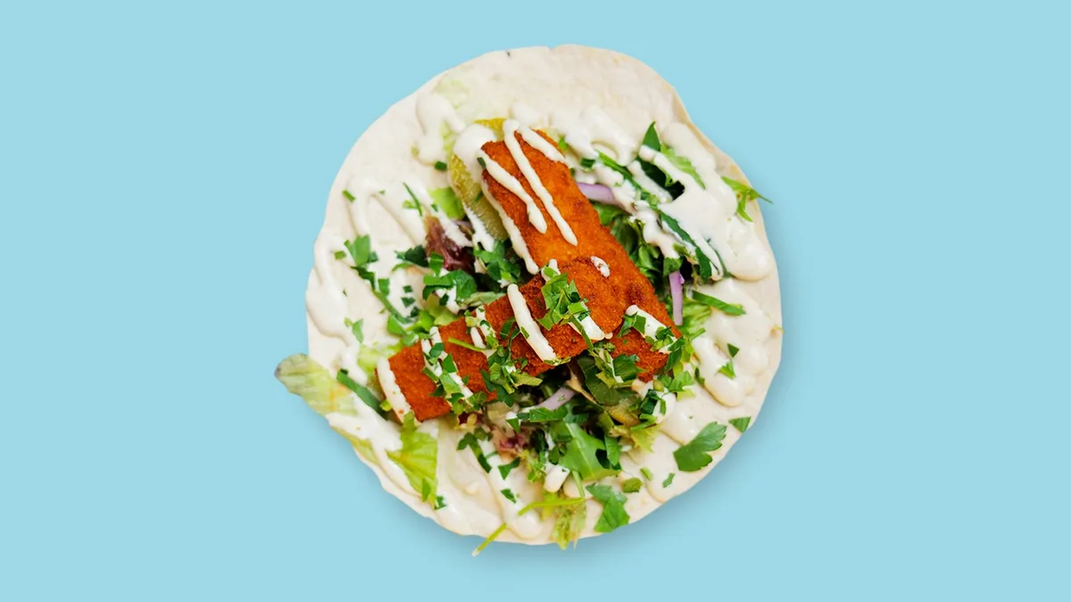 Vischstäbchen-Taco