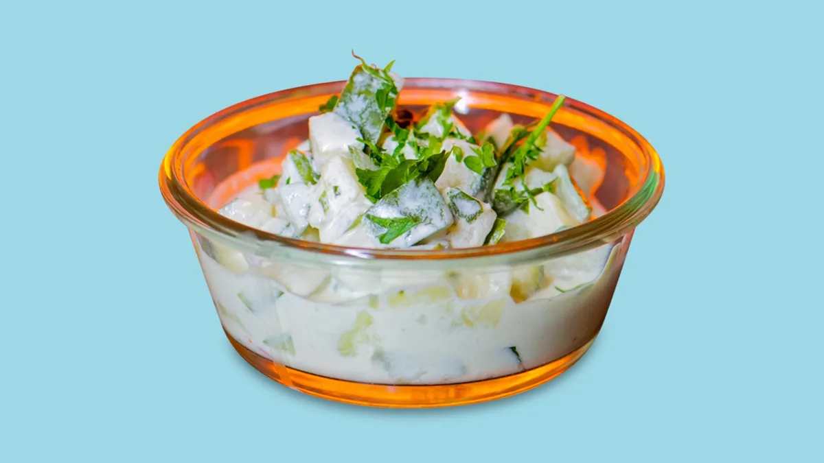 Wasabi-Gurkensalat