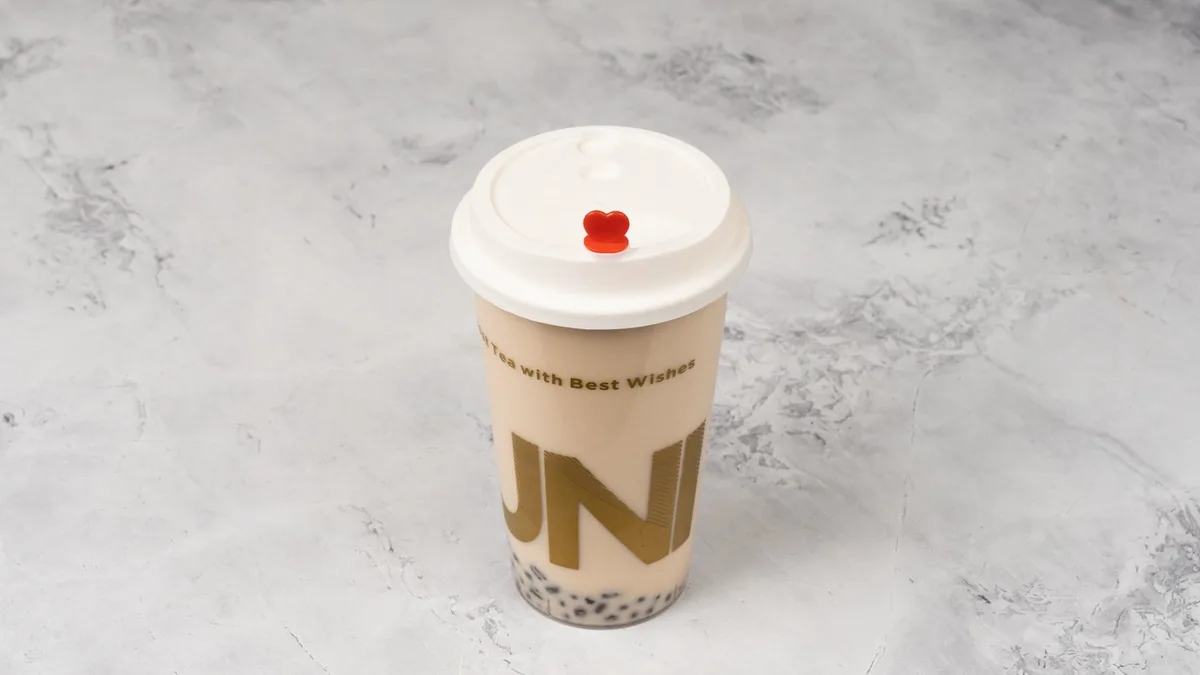 Red Bean Milk Tea