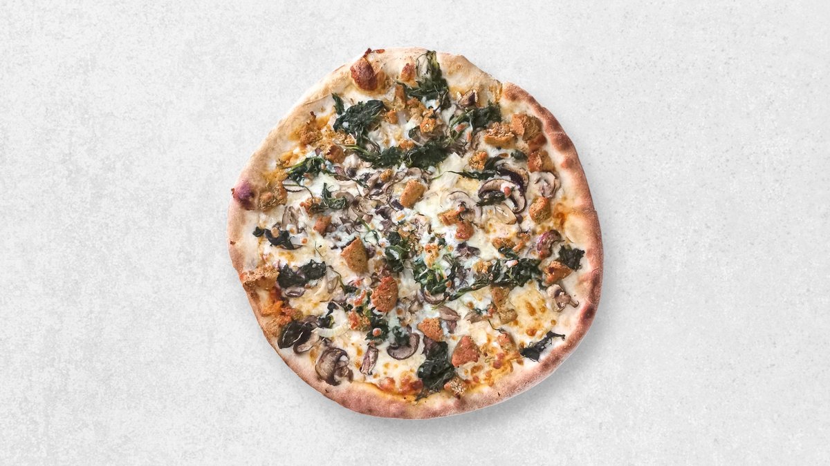 Pizza Falafel-Spinat