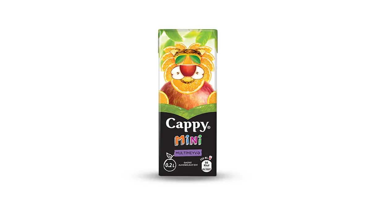 Cappy Mini Multivitamin 200 ml.