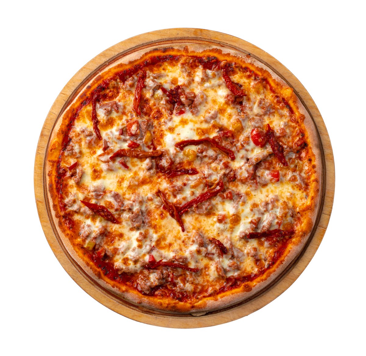 Pizza sa šunkom i gljivama 28cm + Coca-Cola 250ml