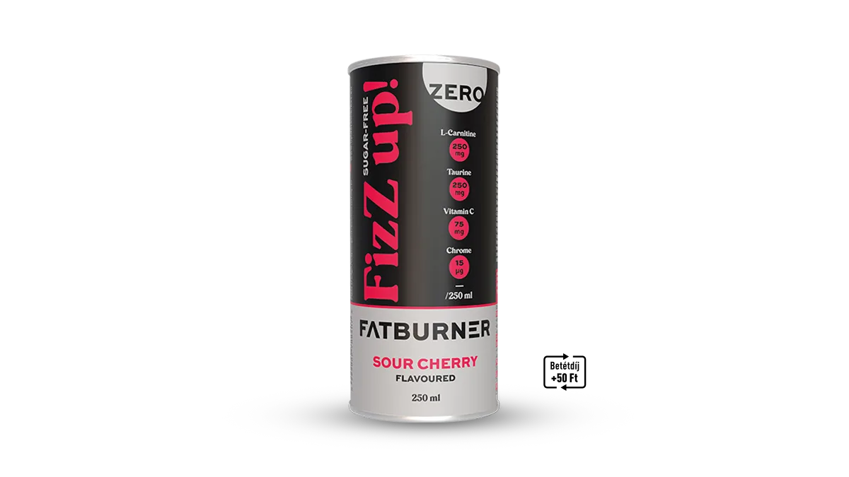 FizZ up! Fatburner - Meggy ízű szénsavas üdítőital 250 ml