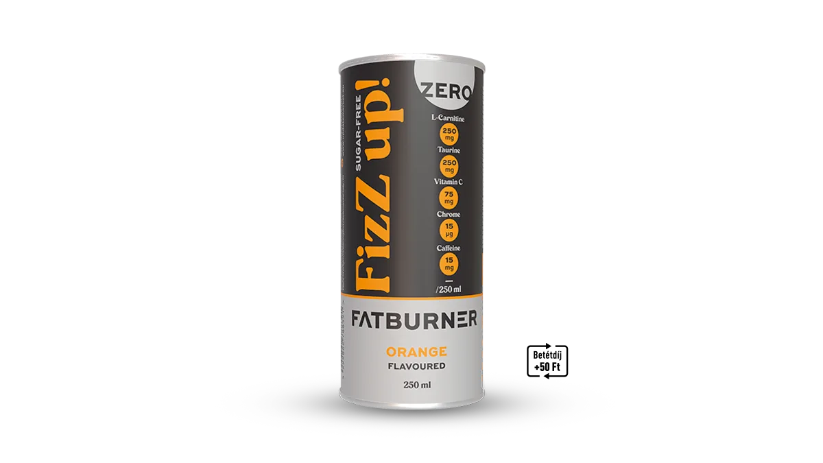 FizZ up! Fatburner - Narancs ízű szénsavas üdítőital 250 ml