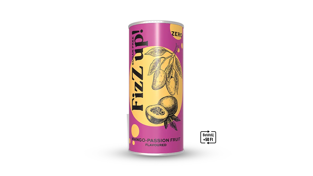 FizZ up! Mango-Maracuja ízű szénsavas üdítőital 250 ml