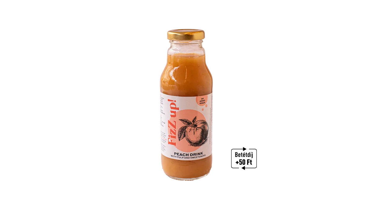 FizZ up! Rostos Őszibarack ital édesítőszerekkel 300 ml