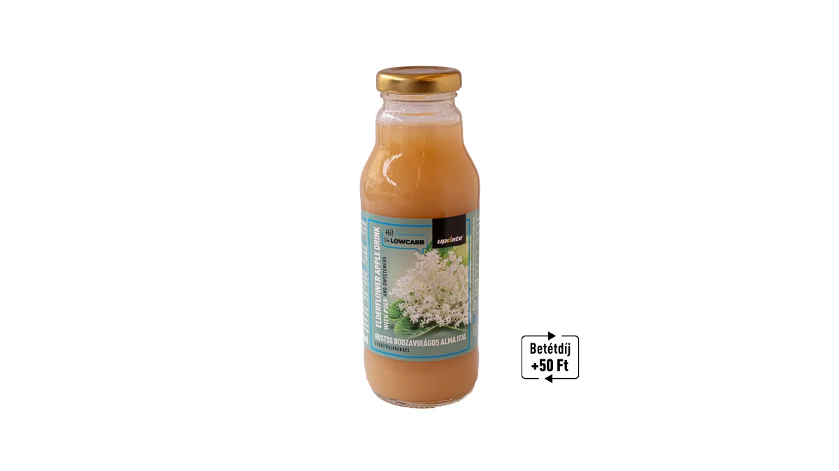 Lowcarb Rostos Bodzavirágos Alma ital édesítőszerekkel 300 ml