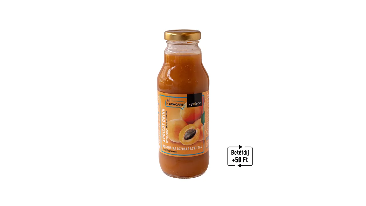 Lowcarb Rostos Kajszibarack ital édesítőszerekkel 300 ml
