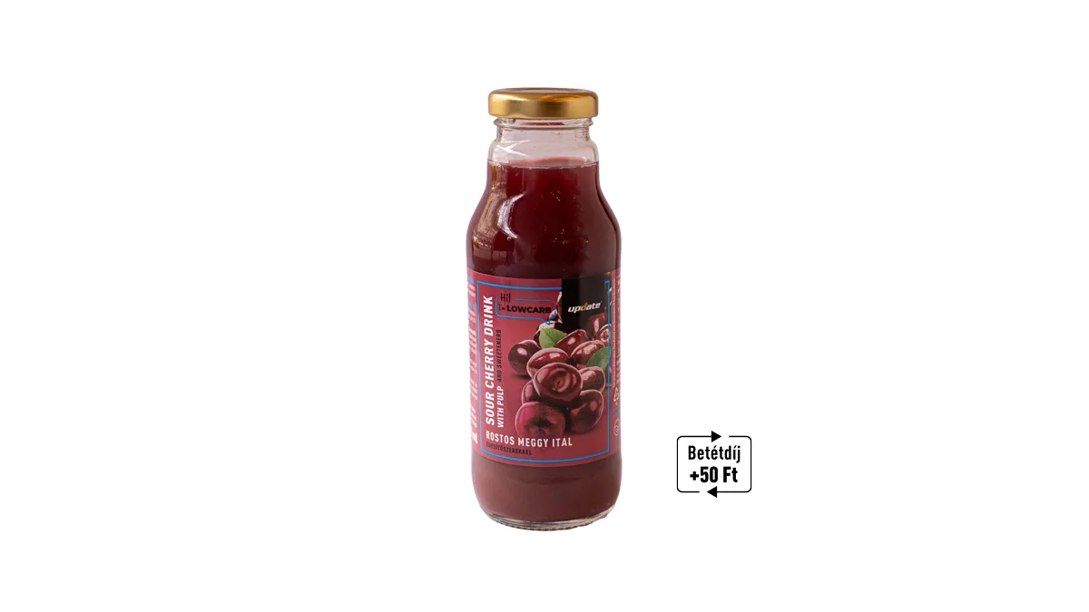 Lowcarb Rostos Meggy ital édesítőszerekkel 300 ml