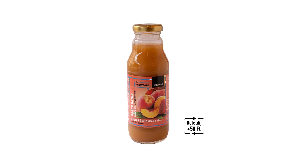 Lowcarb Rostos Őszibarack ital édesítőszerekkel 300 ml