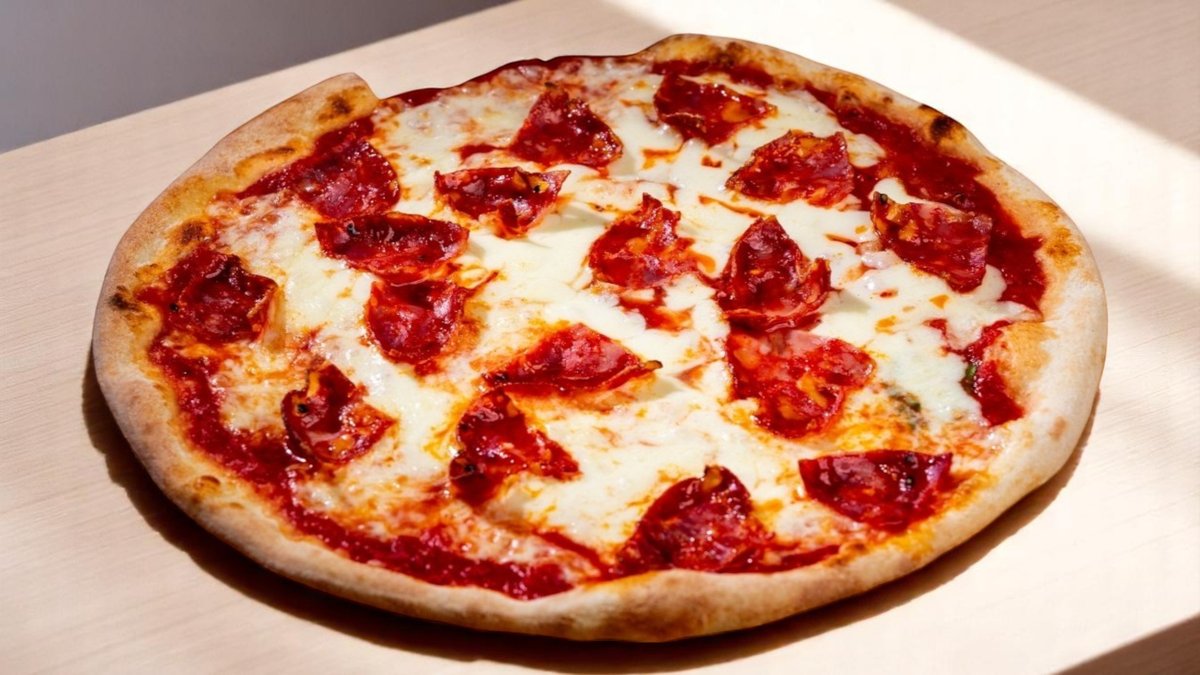 Pizza Salami e Gorgonzola