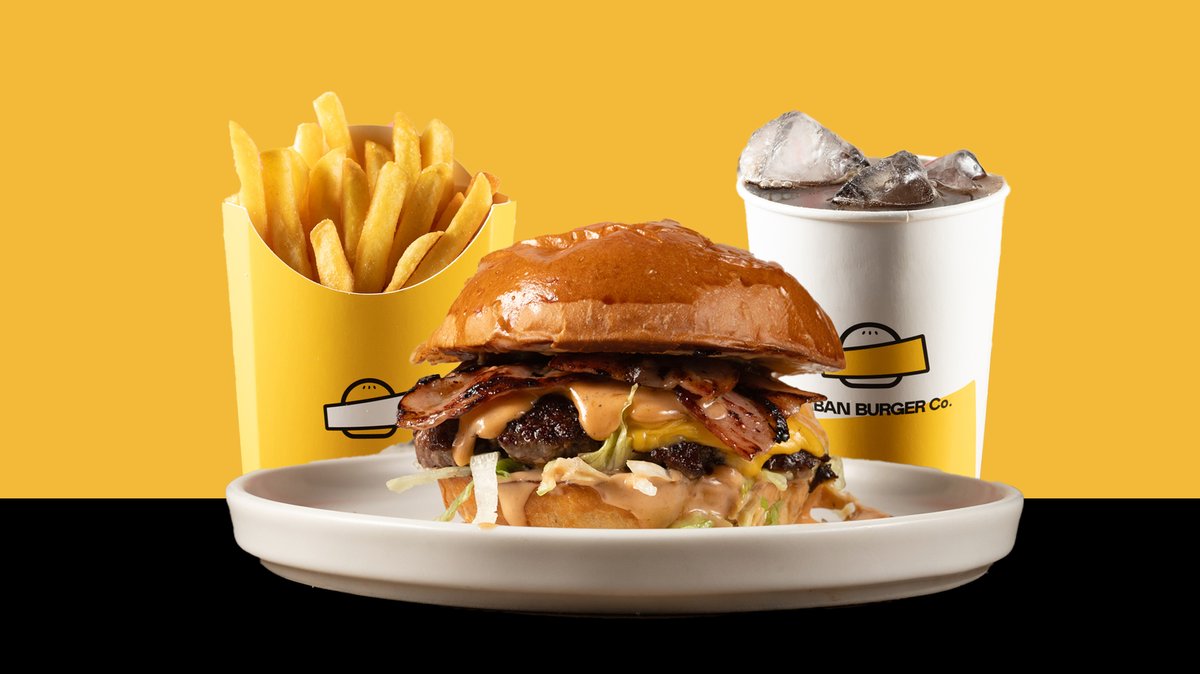 Cheese and Bacon Burger Menu