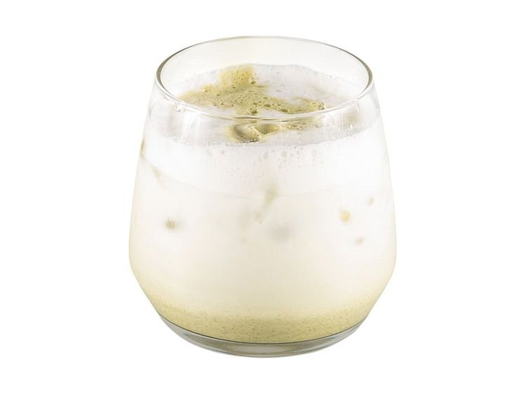 Iced matcha latte