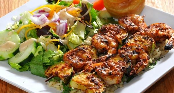 Wood-Fired Shrimp Kabob