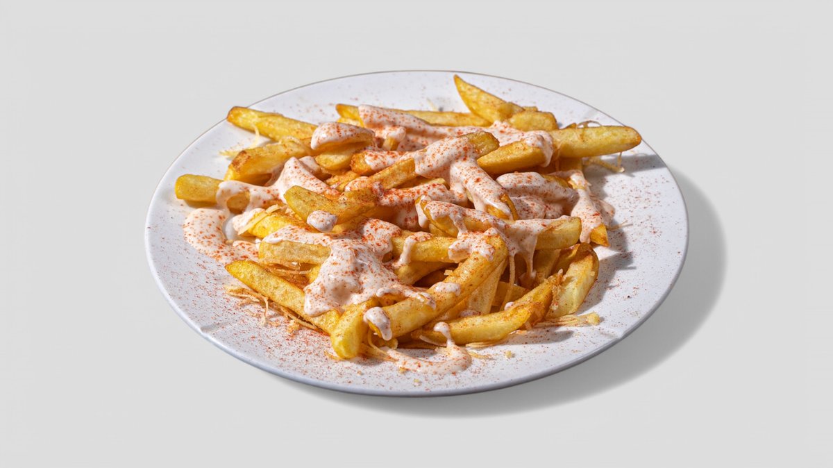 Cartofi prăjiți cu sos bluecheese