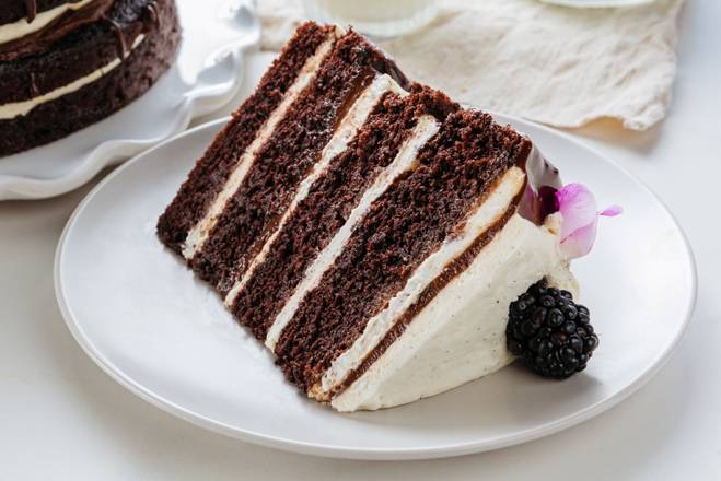 Chocolate Vanilla Layer Cake
