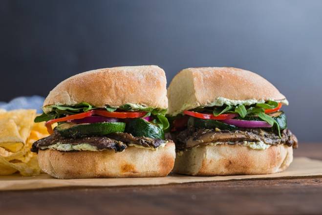 Grilled Portobello Mushroom Sandwich