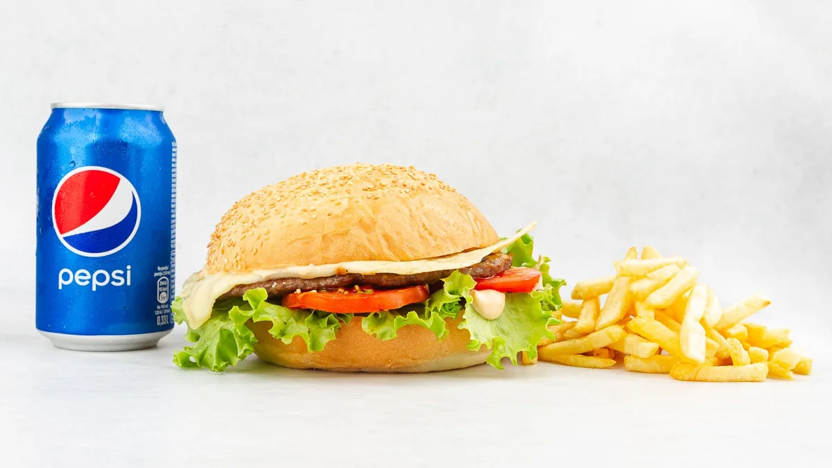 Cheeseburger meni