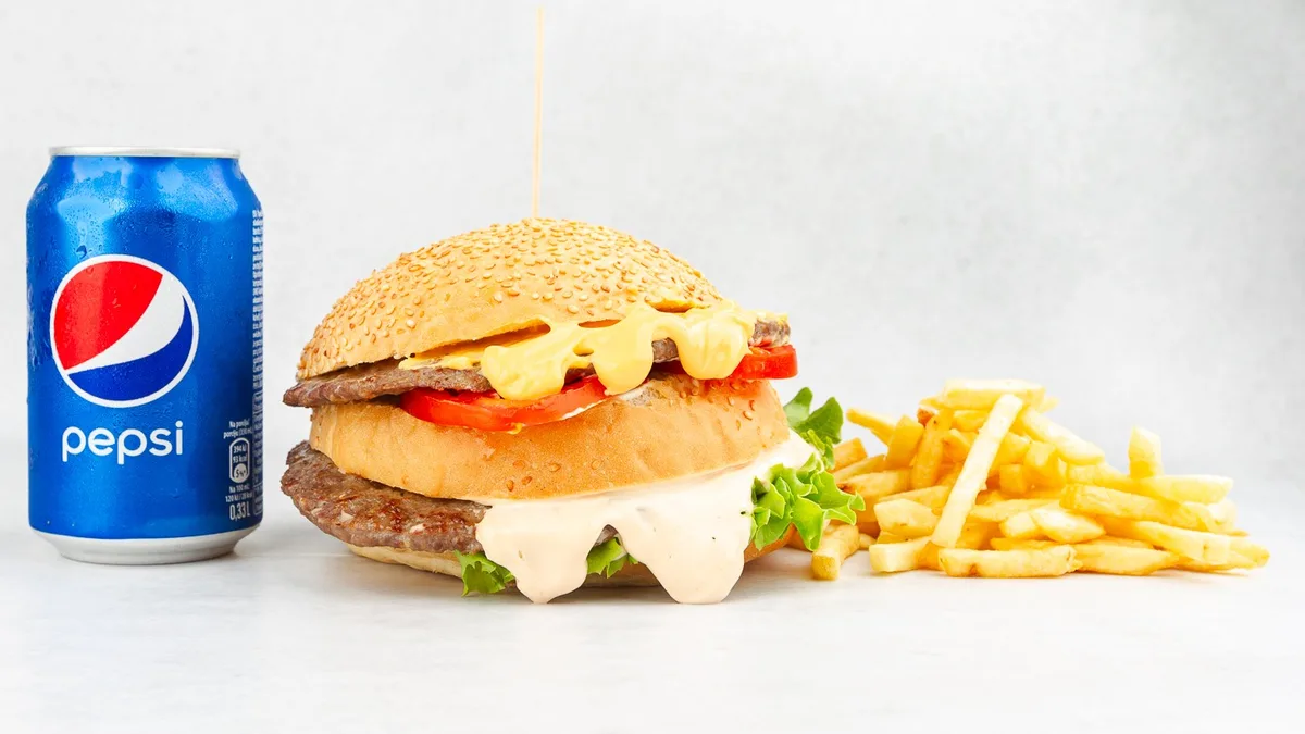 Dvojni burger meni