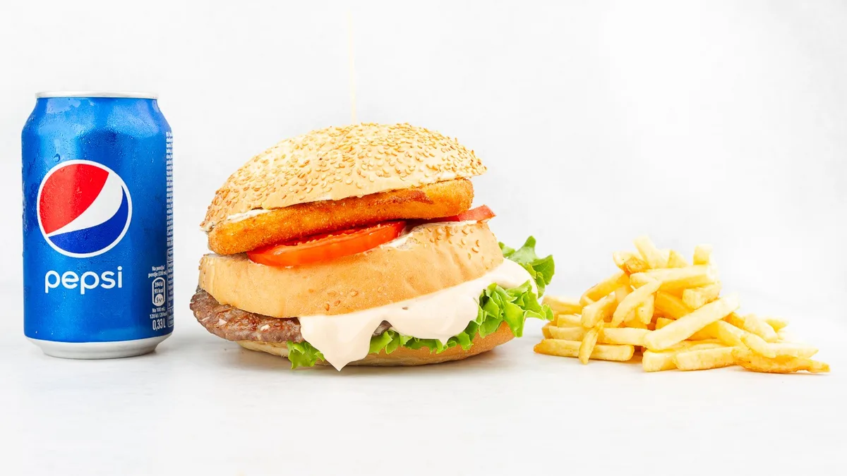 Dvojni mix burger meni