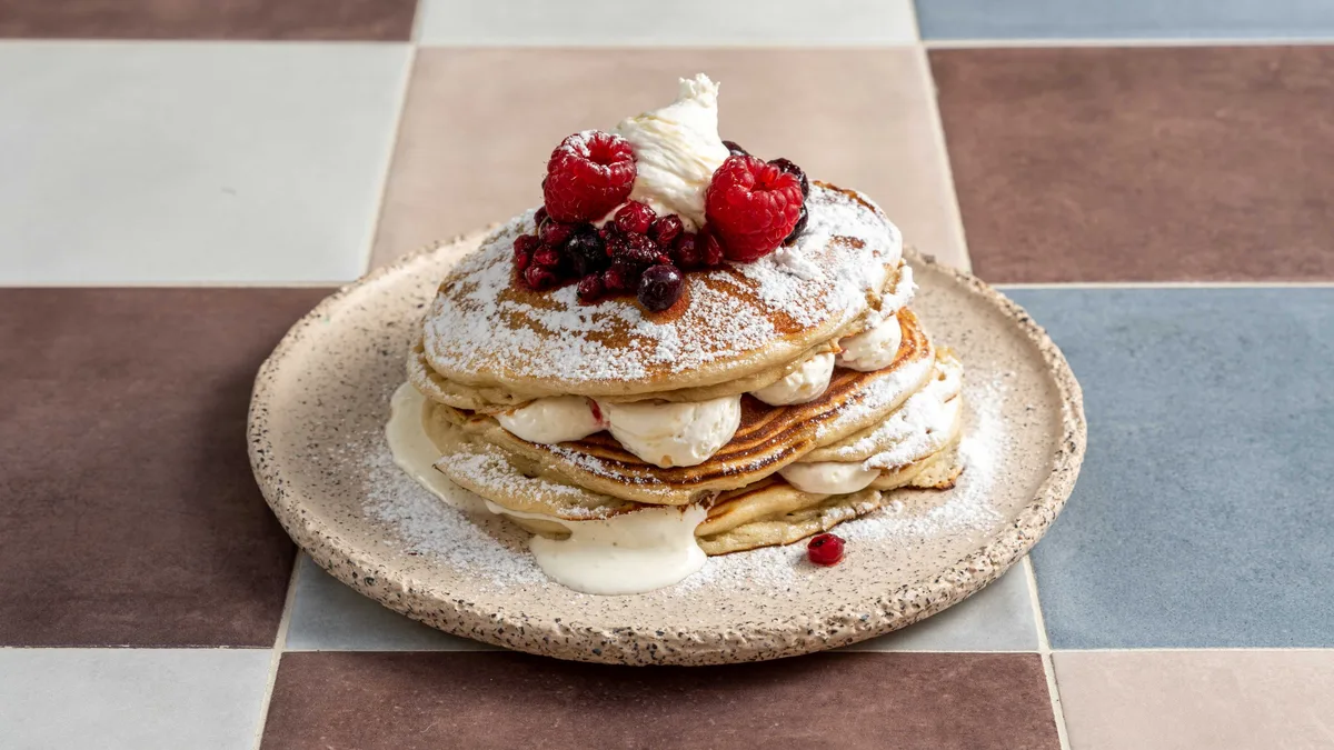 Pancakes Blueberries