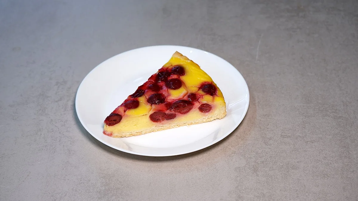 Cherry Custard cake
