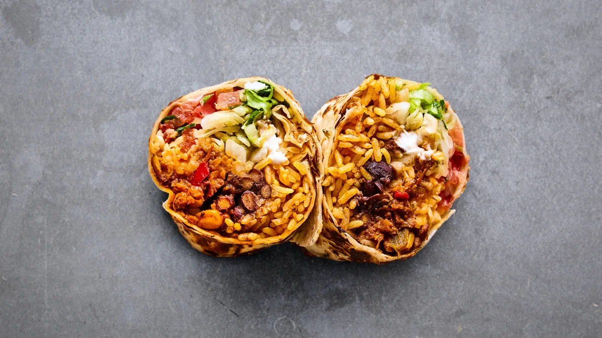 Con carne burrito