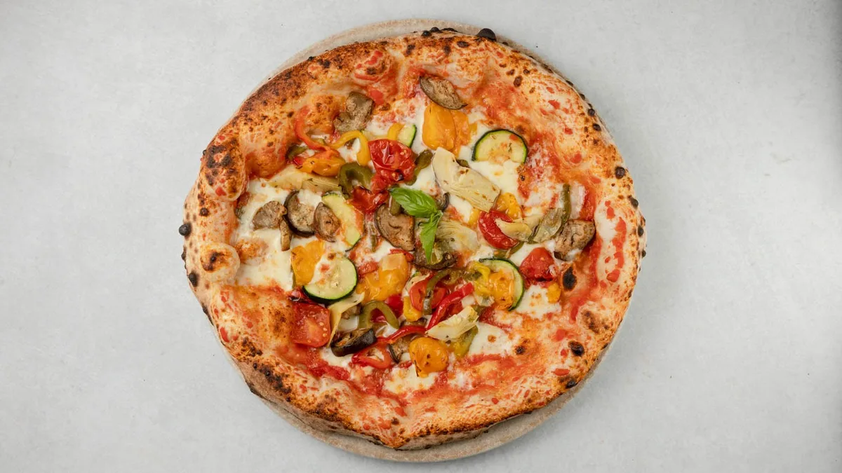 Amatriciana pizza