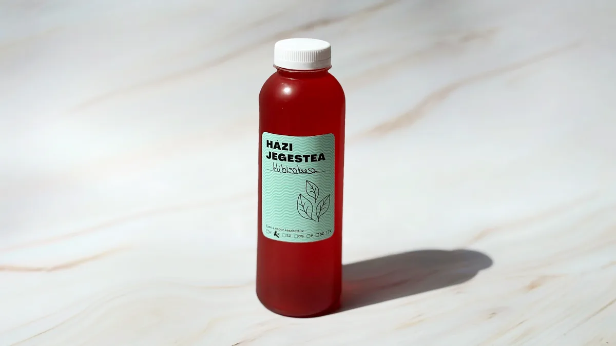 Házi jeges hibiszkusz tea