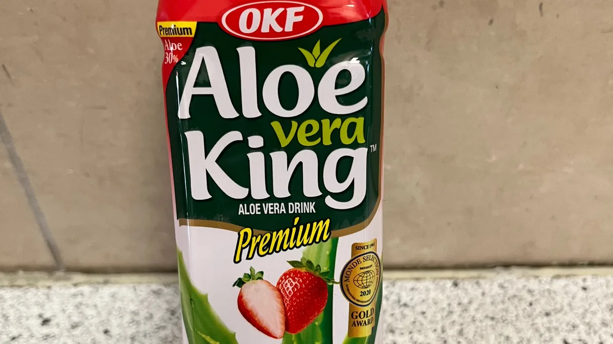 Aloe Vera jordbær 0,5 l