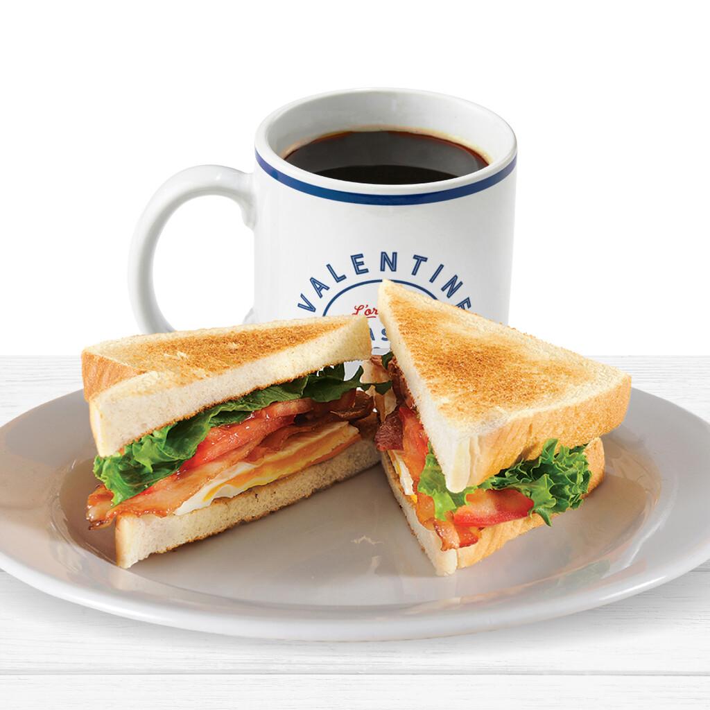 Sandwich matin café