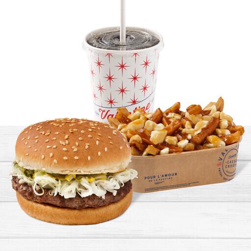 Trio hamburger and poutine / Hamburger and Poutine Trio