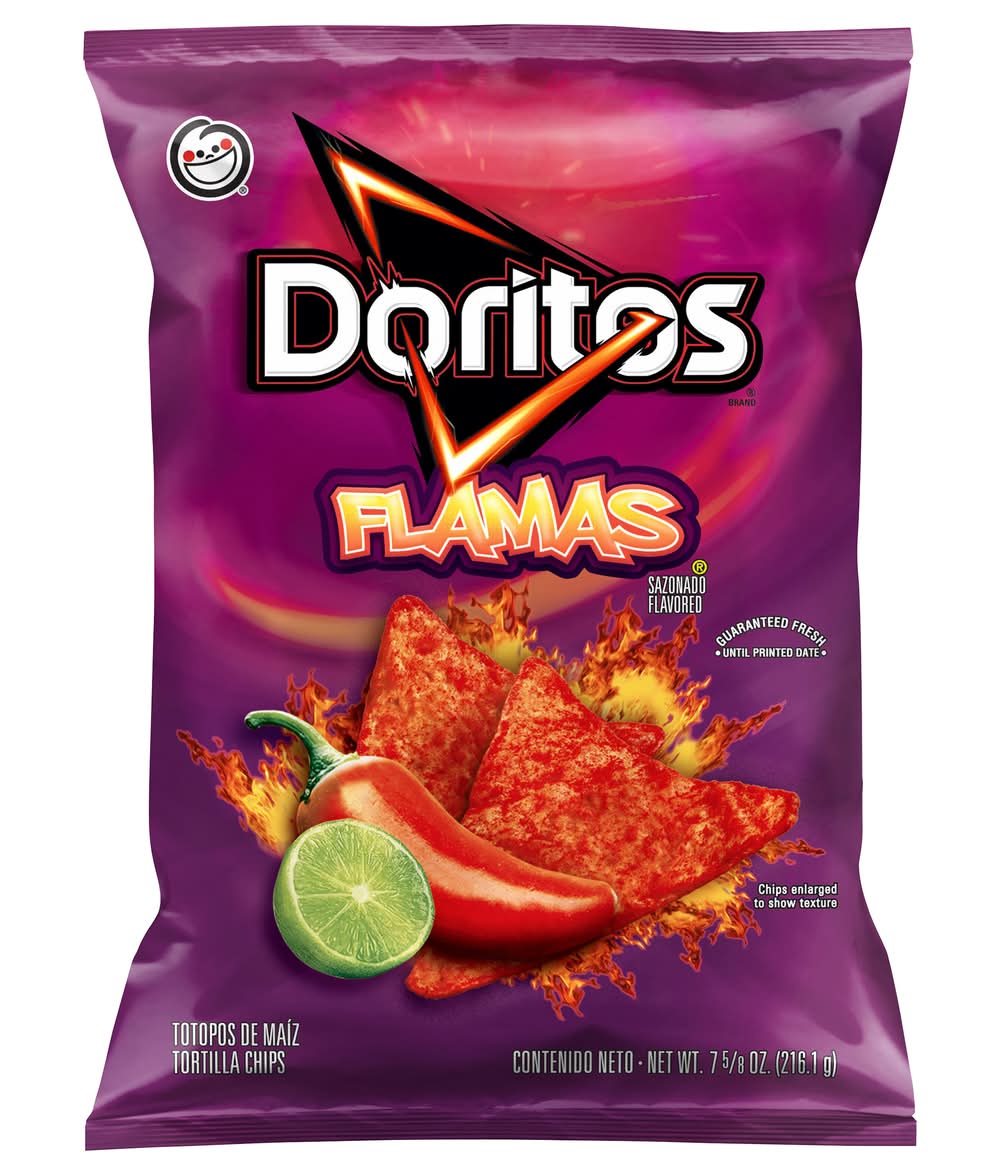 Doritos Tortilla Chips, Flamas (7.62 oz)